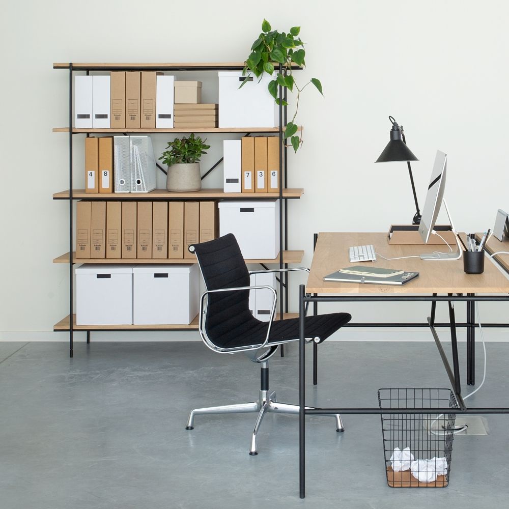 libreria Rise Ethnicraft legno di rovere 02