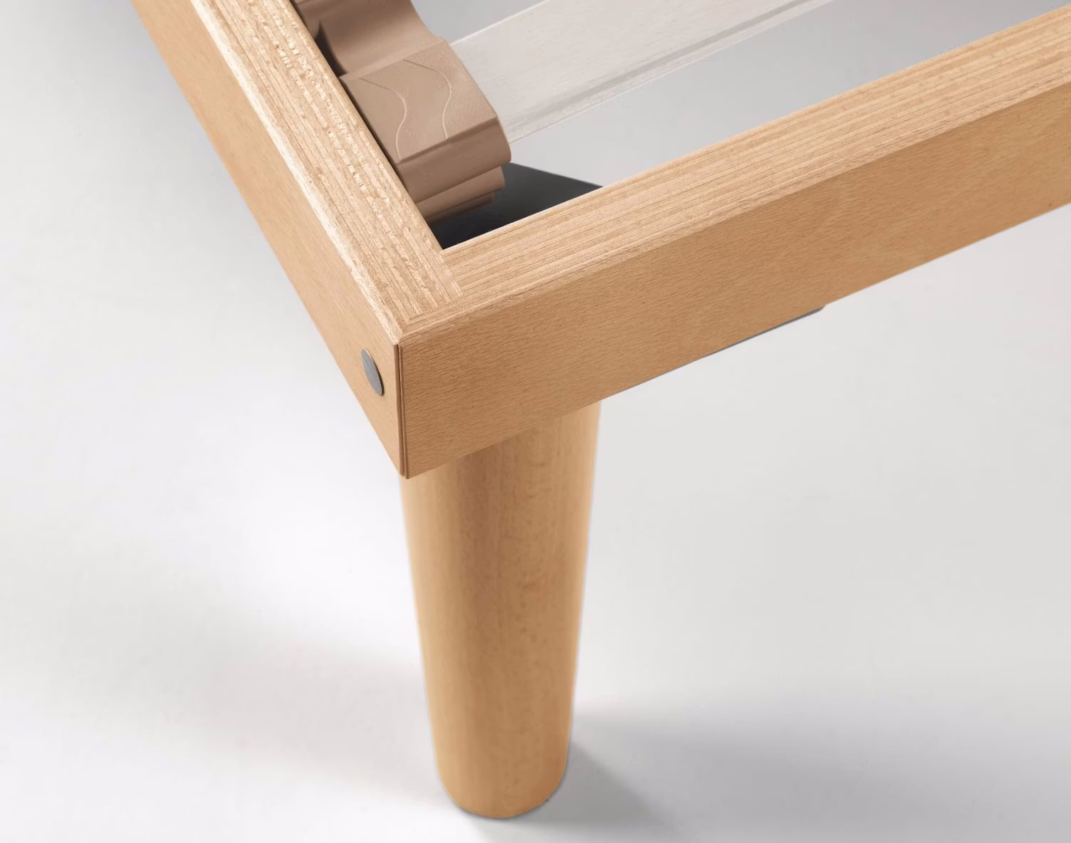 rete ergonomica in legno Dosal modello Forest dettaglio angolo